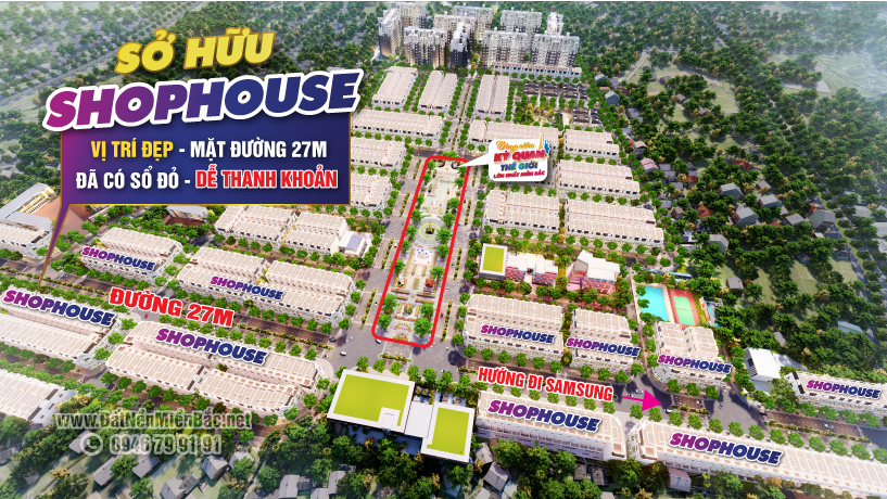 shophouse khu do thi viet han
