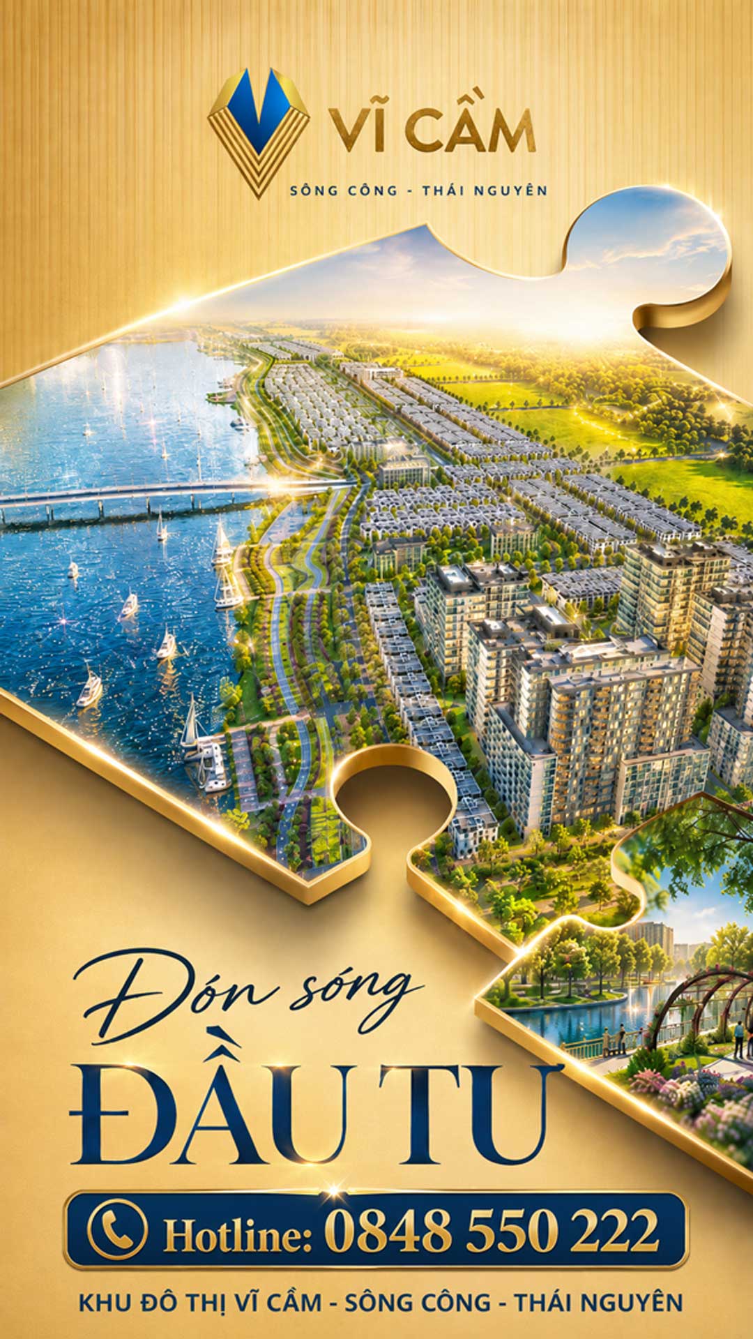 đầu tư dự án Khu đô thị Vĩ Cầm Sông Công Thái Nguyên