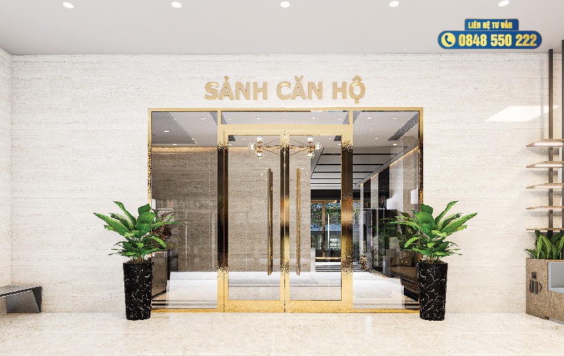 sảnh căn hộ NOXH Việt Hàn Capital