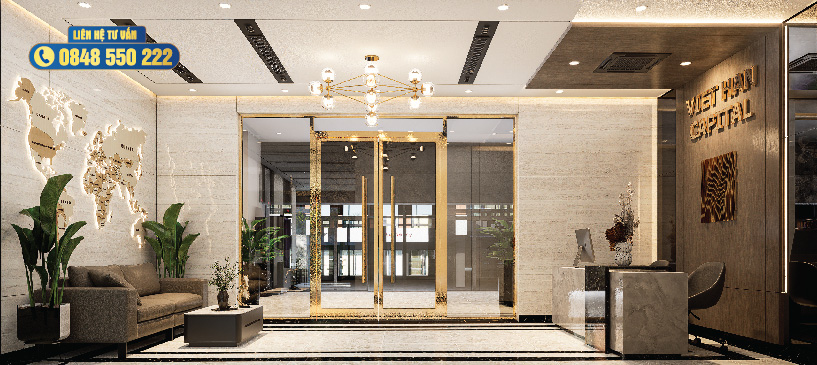 sảnh căn hộ NOXH Việt Hàn Capital