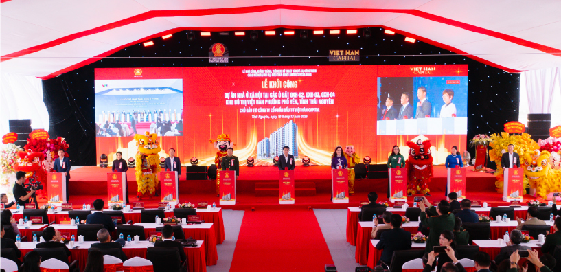 lễ khởi công noxh Việt Hàn Capital