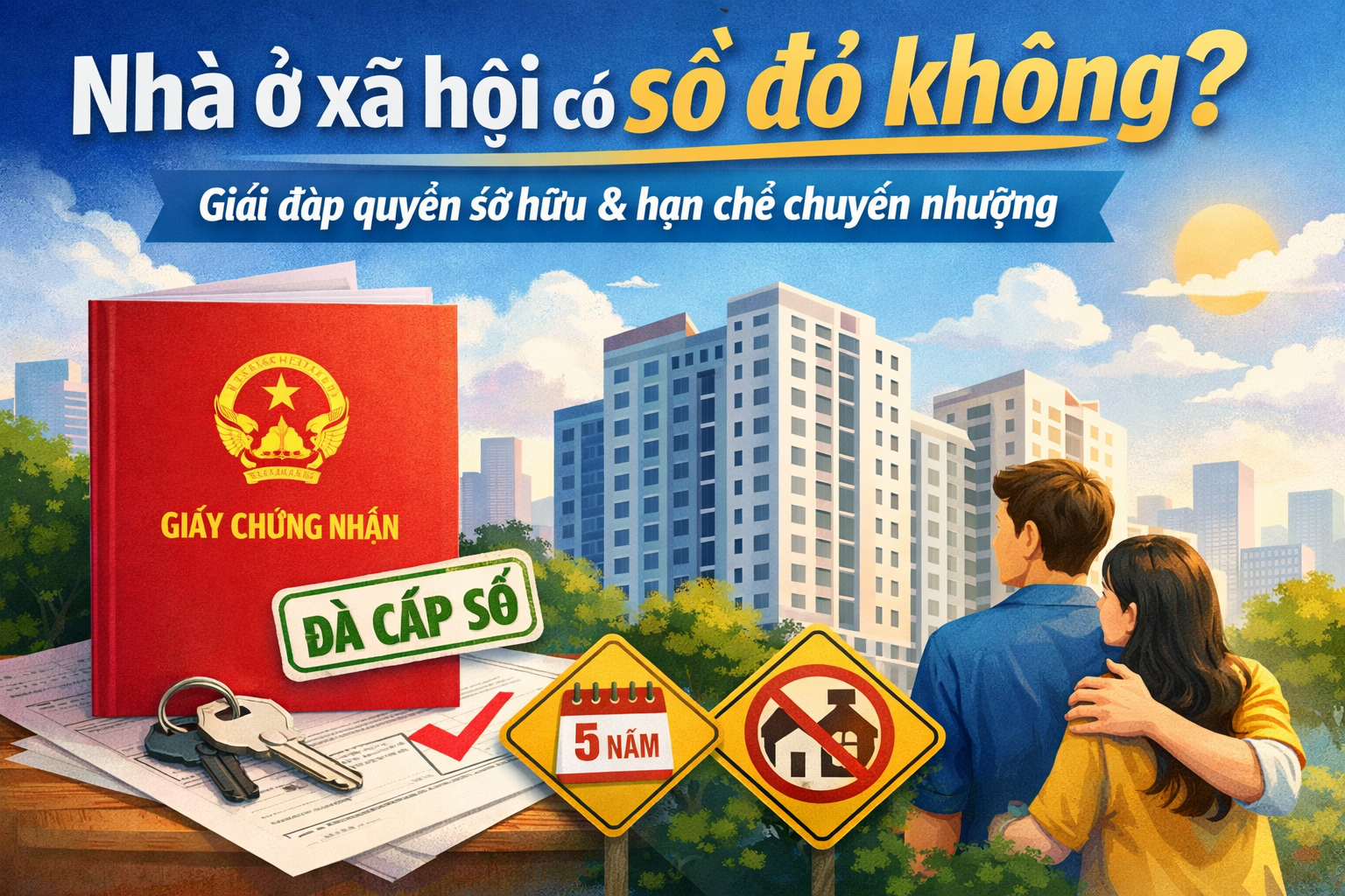 Nhà ở xã hội có sổ đỏ không