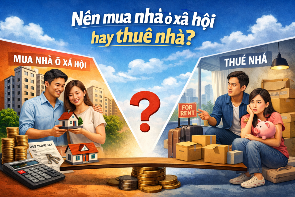Nên mua nhà ở xã hội hay thuê nhà? 