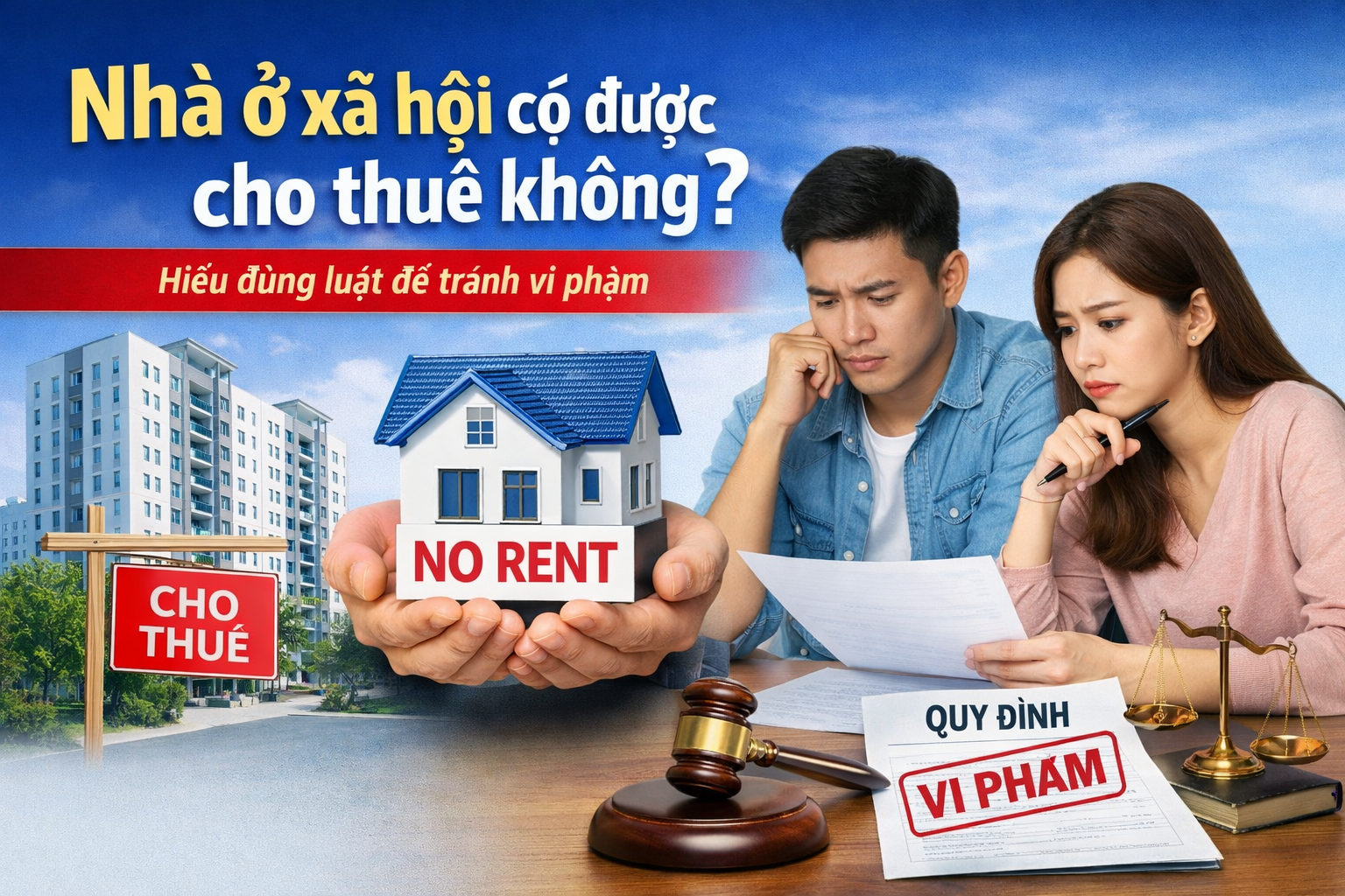 Nhà ở xã hội có được cho thuê lại không