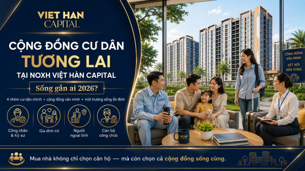 Cộng Đồng Cư Dân Tương Lai Tại NOXH Việt Hàn Capital Cộng Đồng Cư Dân Tương Lai Tại NOXH Việt Hàn Capital