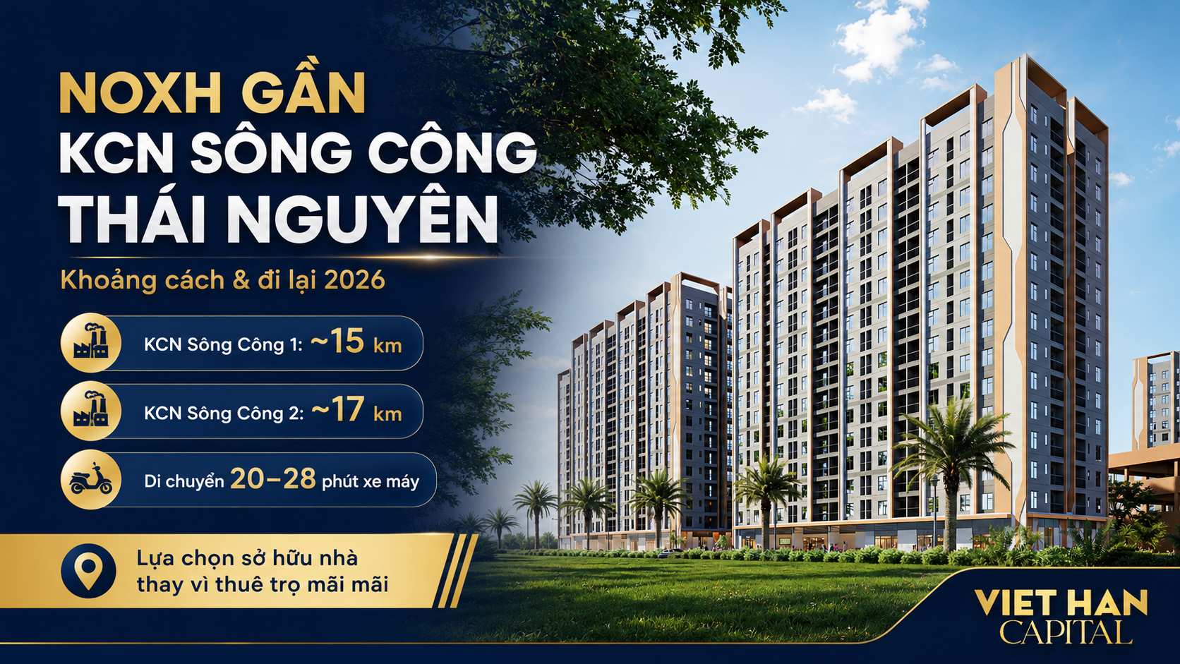 NOXH Gần KCN Sông Công Thái Nguyên