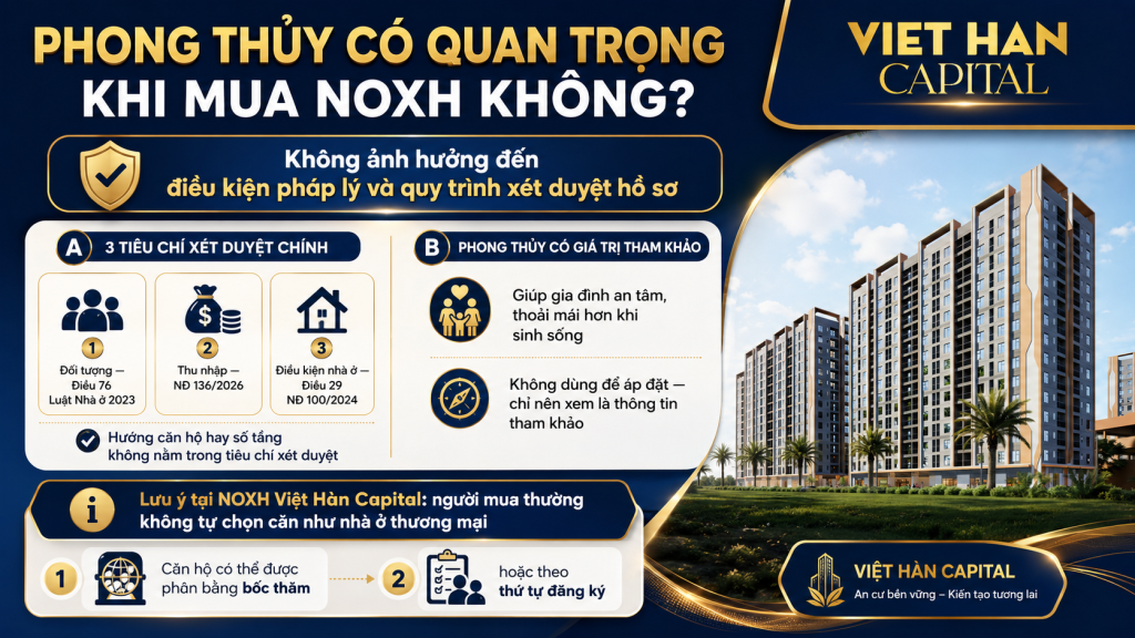 Phong Thủy Có Quan Trọng Khi Mua NOXH Không Phong Thủy Có Quan Trọng Khi Mua NOXH Không