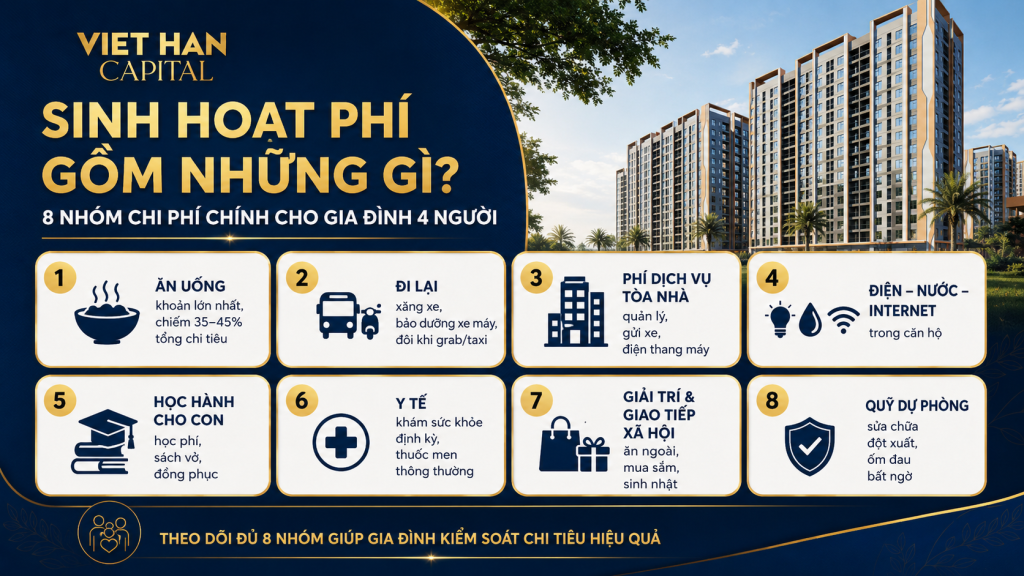 Sinh Hoạt Phí NOXH Việt Hàn Capital