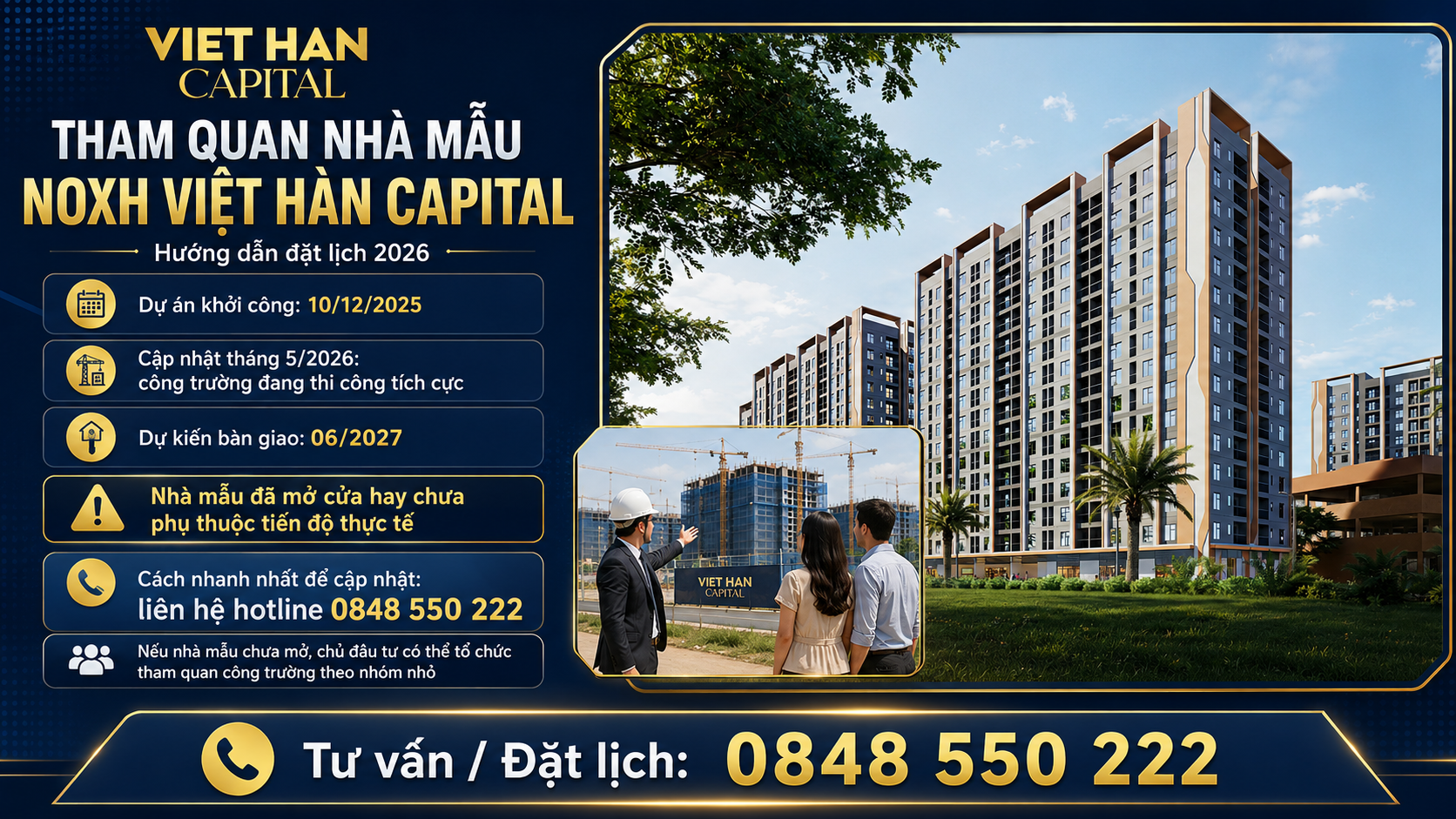 Tham Quan Nhà Mẫu NOXH Việt Hàn Capital