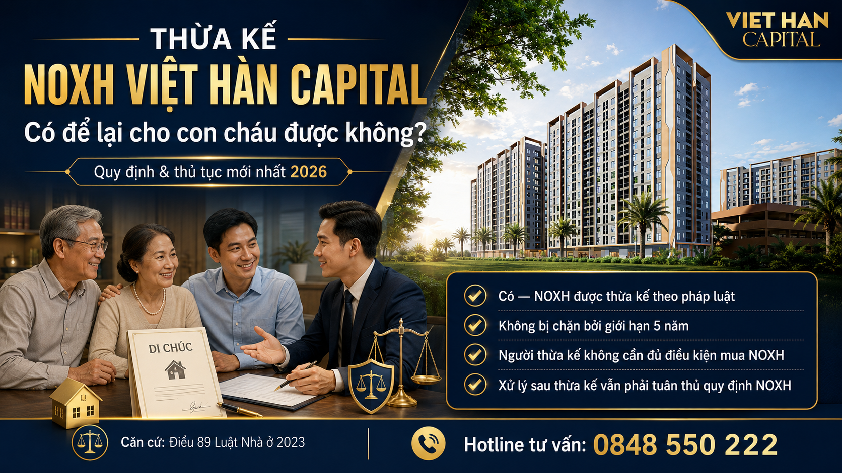 Thừa Kế NOXH Việt Hàn Capital