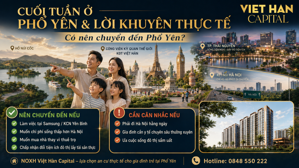 cuối tuần ở phổ yên và lời khuyên thực tế