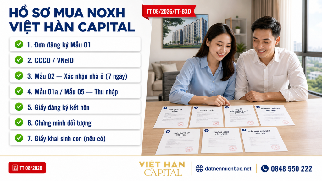Hồ sơ đăng ký mua nhà ở xã hội Việt Hàn gồm những gì