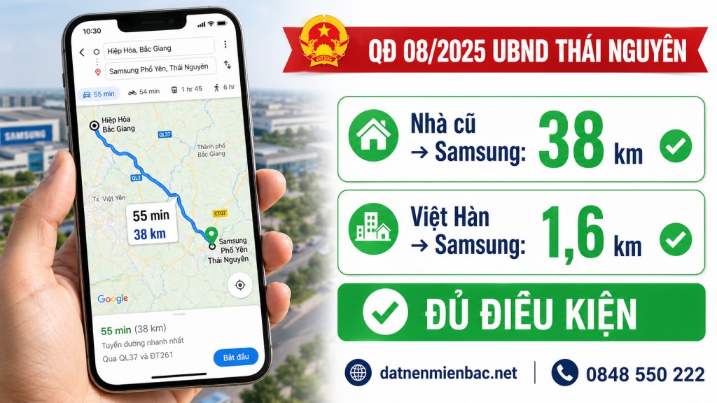 điều kiện khoảng cách nơi làm việc với nhà ở xã hội Việt Hàn Capital