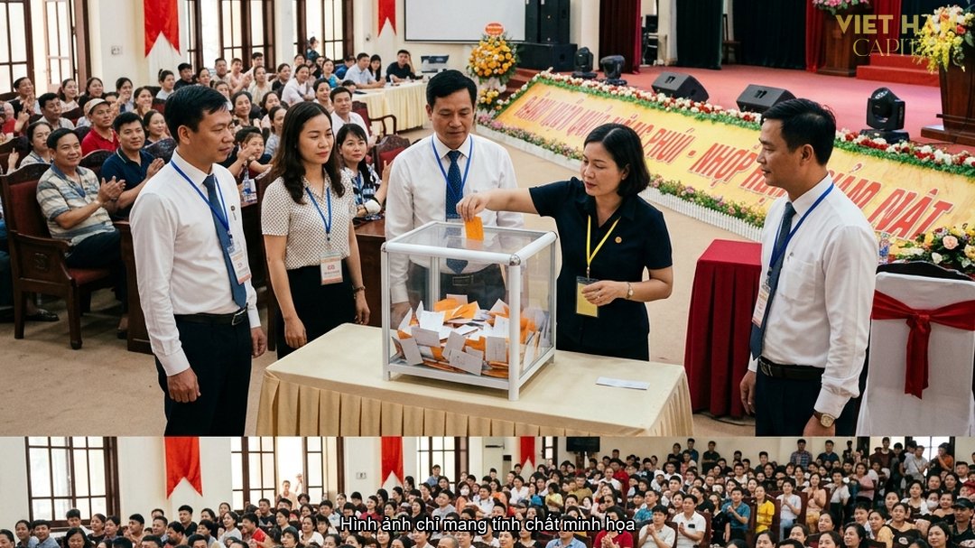 bốc thăm NOXH Việt Hàn Capital quy trình theo quy định