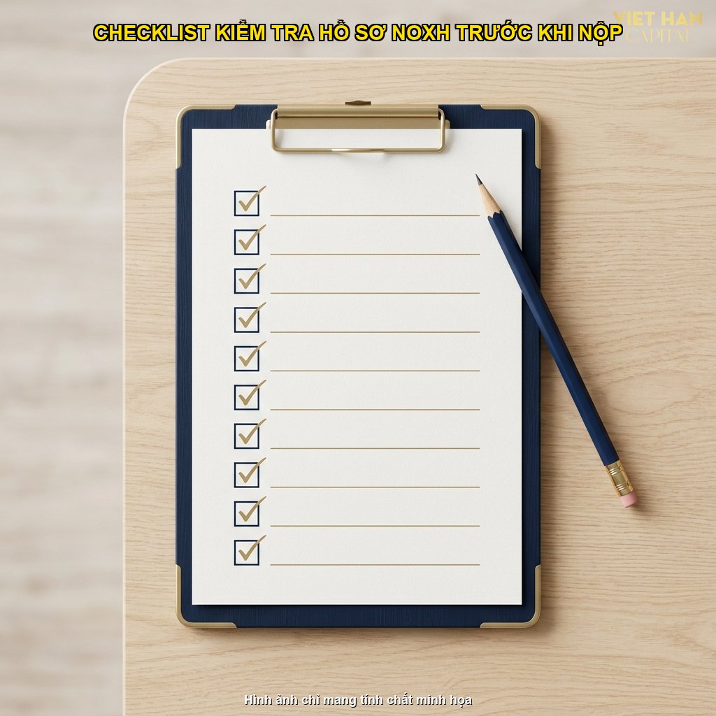 checklist kiểm tra hồ sơ NOXH Việt Hàn Capital trước khi nộp 2026