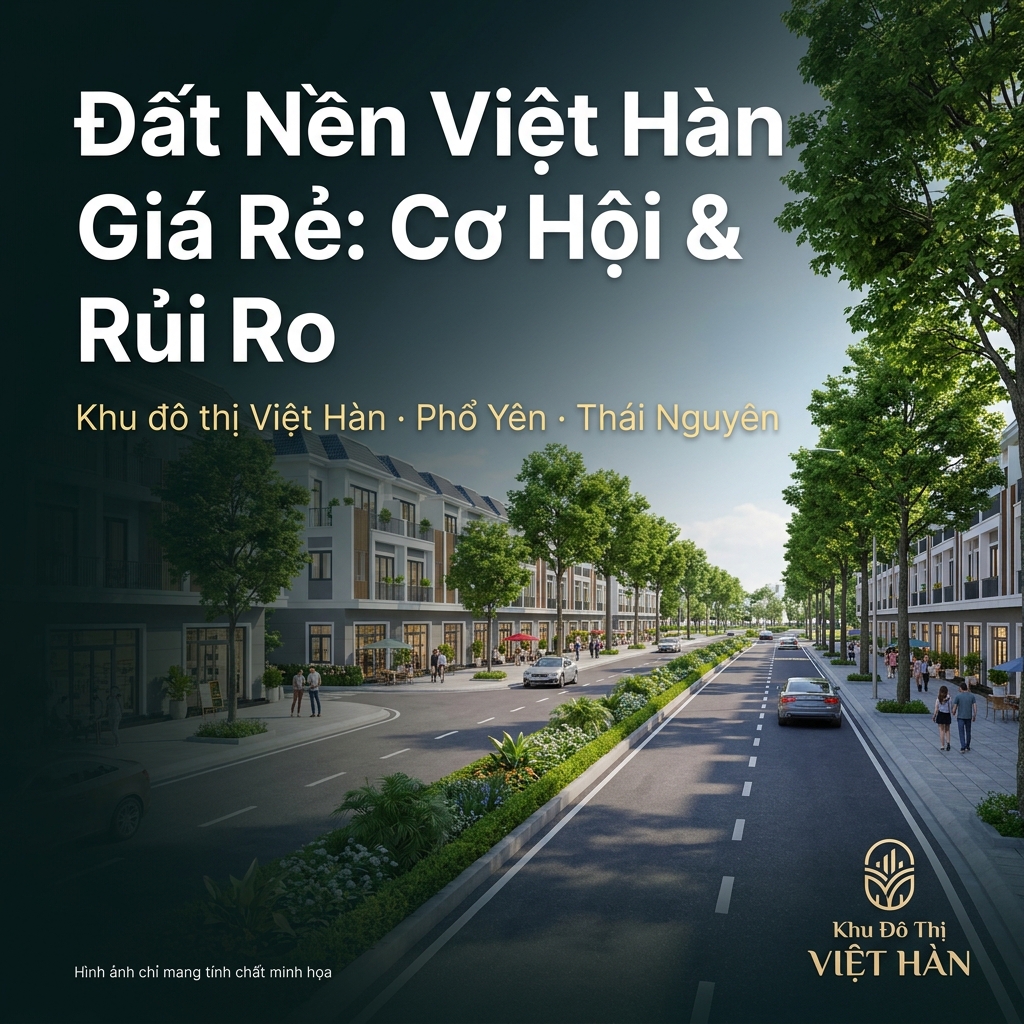 đất nền Khu đô thị Việt Hàn giá rẻ