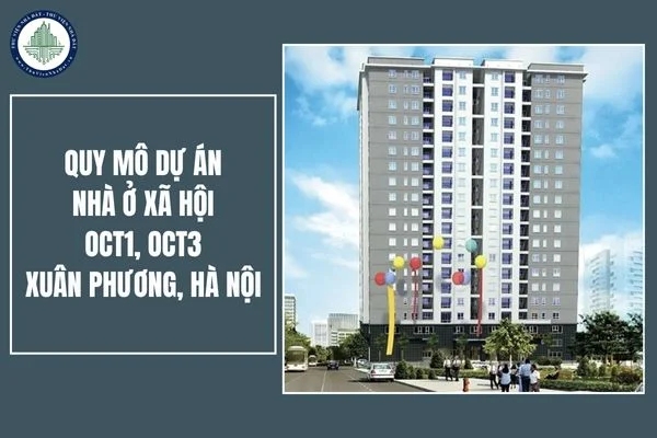 Phối cảnh dự án Nhà ở xã hội OCT1 và OCT3 Xuân Phương