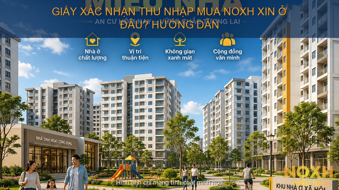 giấy xác nhận thu nhập NOXH