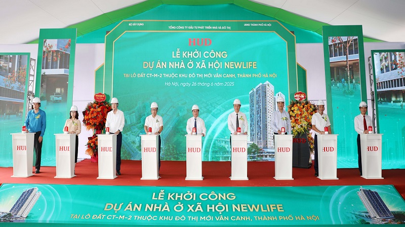 Lễ khởi công nhà ở xã hội HUD Vân Canh New Life
