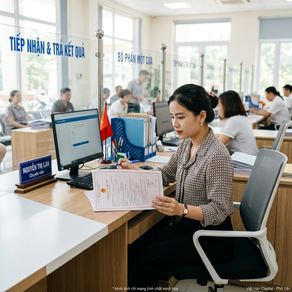 mẫu 05 công an xã xác nhận thu nhập mua NOXH Việt Hàn Capital