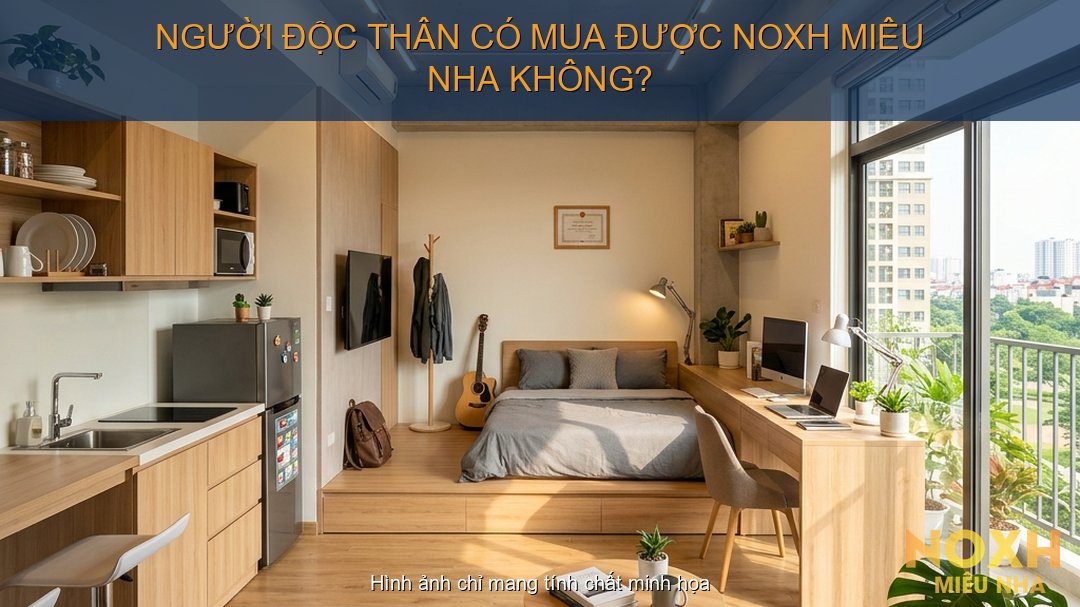 người độc thân mua NOXH được không