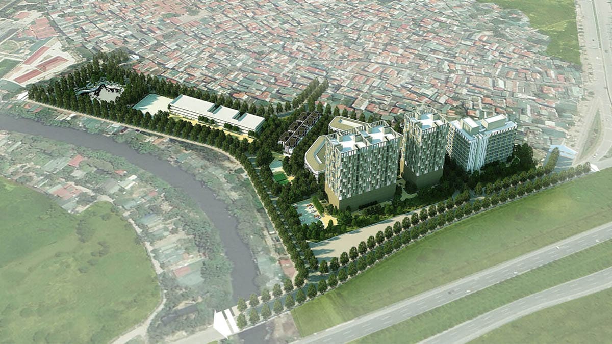 Phối cảnh dự án Nhà ở xã hội Tây Nam Mễ Trì