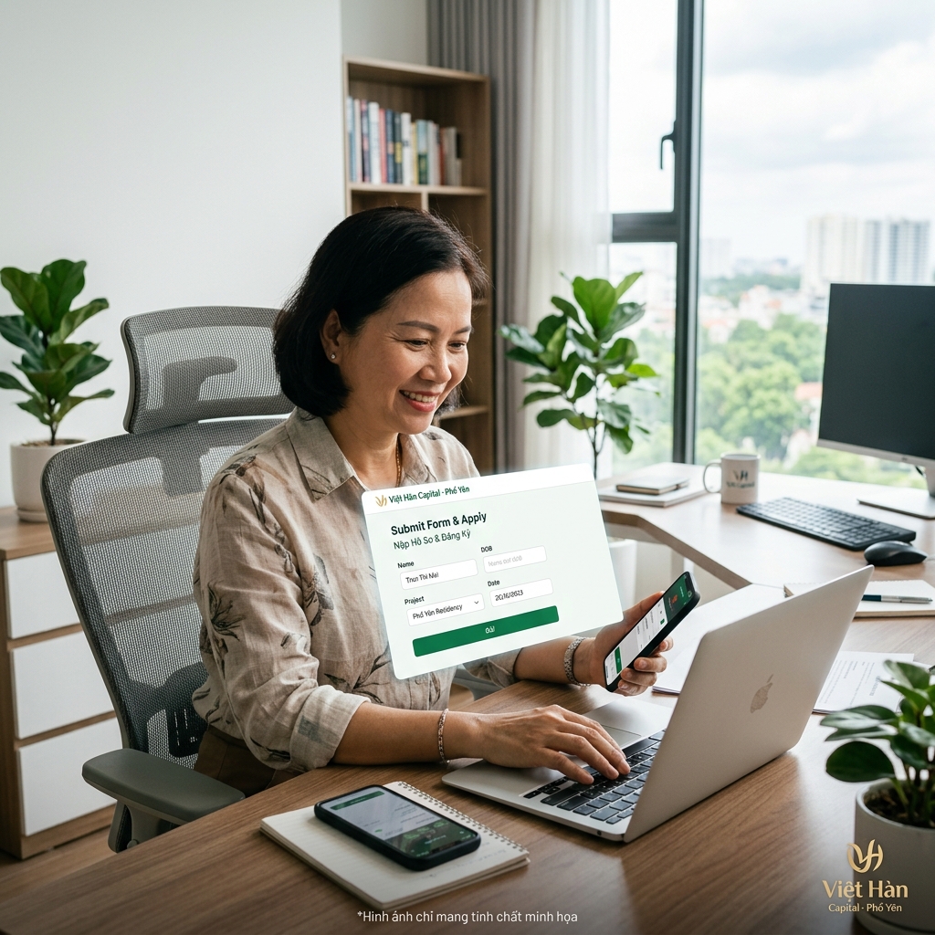 nộp hồ sơ NOXH Việt Hàn Capital online qua cổng DVC quốc gia 2026