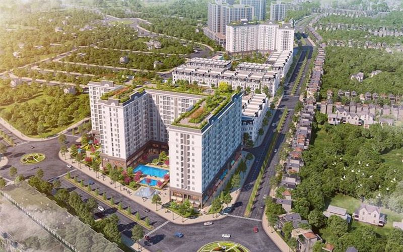 Phối cảnh căn hộ Green Tower Đại Mỗ