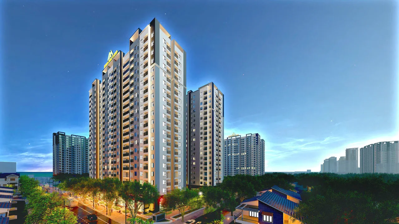 phối cảnh dự án nhà ở xã hội An Phú Phổ Yên Thái Nguyên