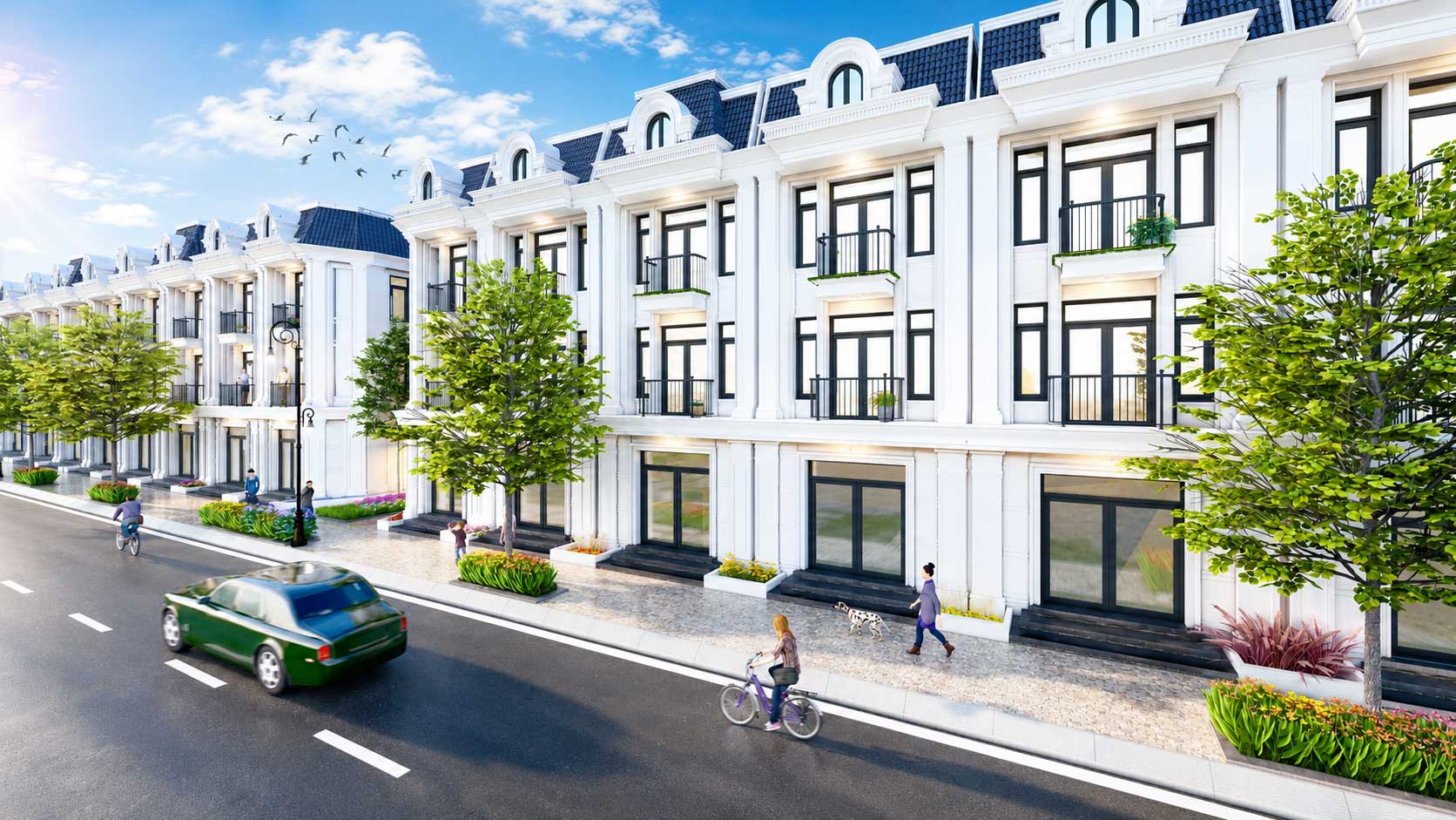 Shophouse Thương Mại Khu đô thị Vĩ Cầm