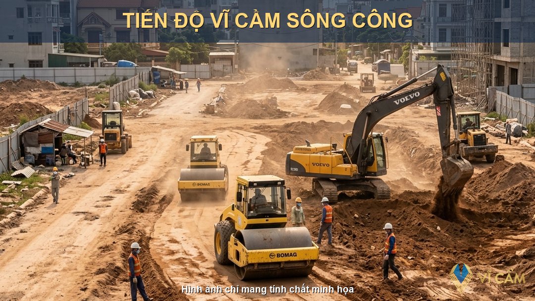 tiến độ Vĩ Cầm Sông Công