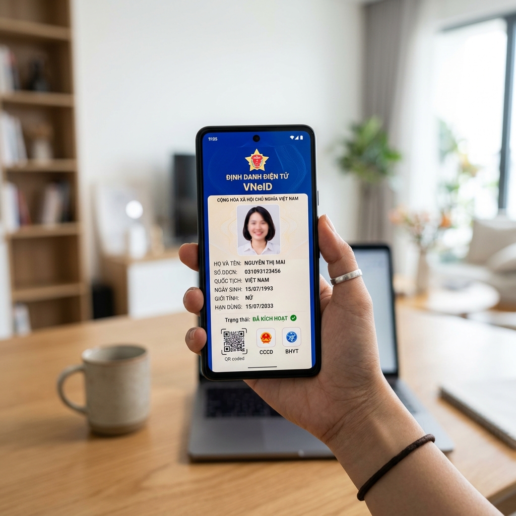 VNeID mức 2 để nộp hồ sơ mua NOXH Việt Hàn Capital online 2026