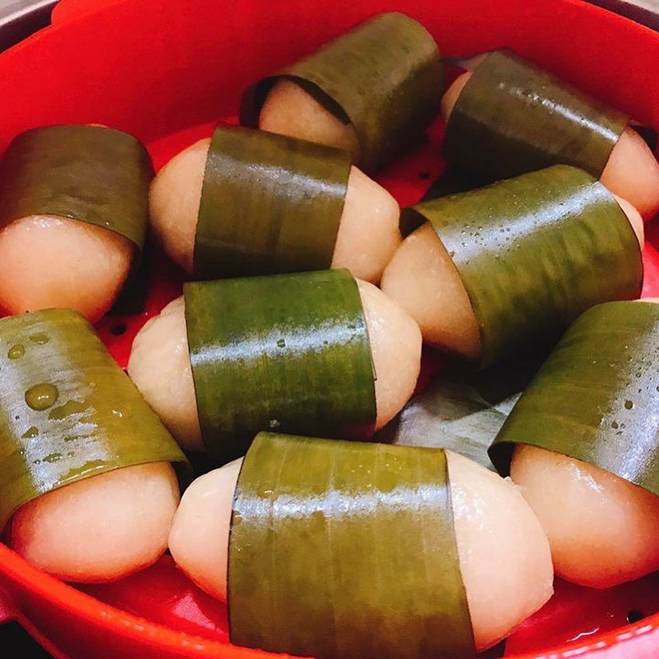 Bánh sắn Hiền Lương thành phẩm nóng hổi