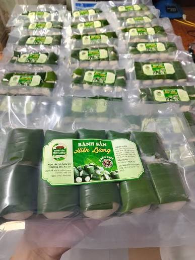 Bánh sắn nhân đỗ xanh dừa Phú Thọ