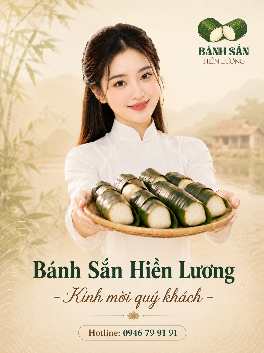 Bánh sắn Hiền Lương dẻo thơm đặc sản Phú Thọ chuẩn vị
