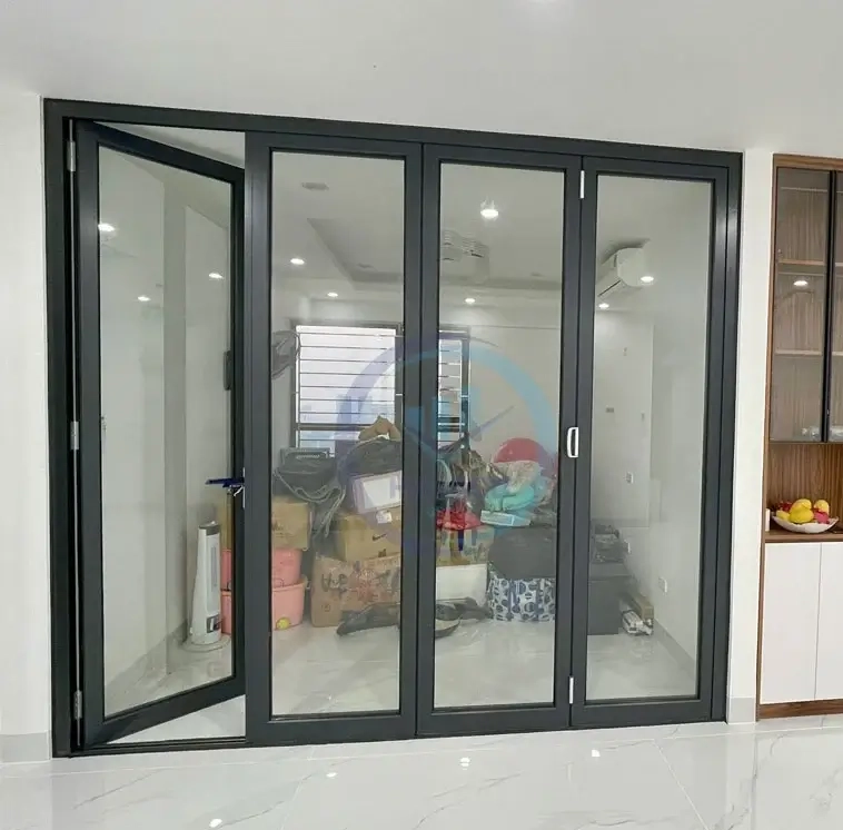 Cửa lùa ban công nhà liền kề Hà Đông