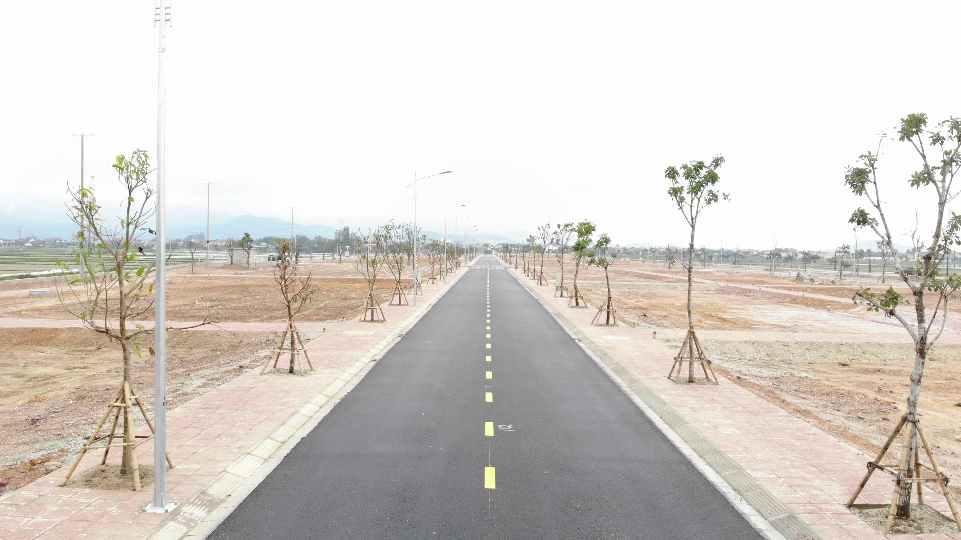 Hạ tầng thực tế Khu đô thị Sông Công