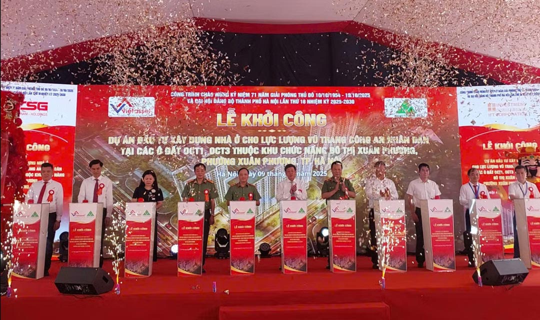 Lễ khởi công NOXH Công an Xuân Phương