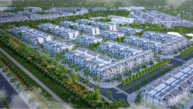 Phối cảnh nhà liền kề Foresa Villa