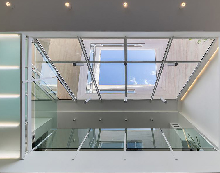 Mái kính giếng trời tại Thanh Trì — Nam Phong Glass