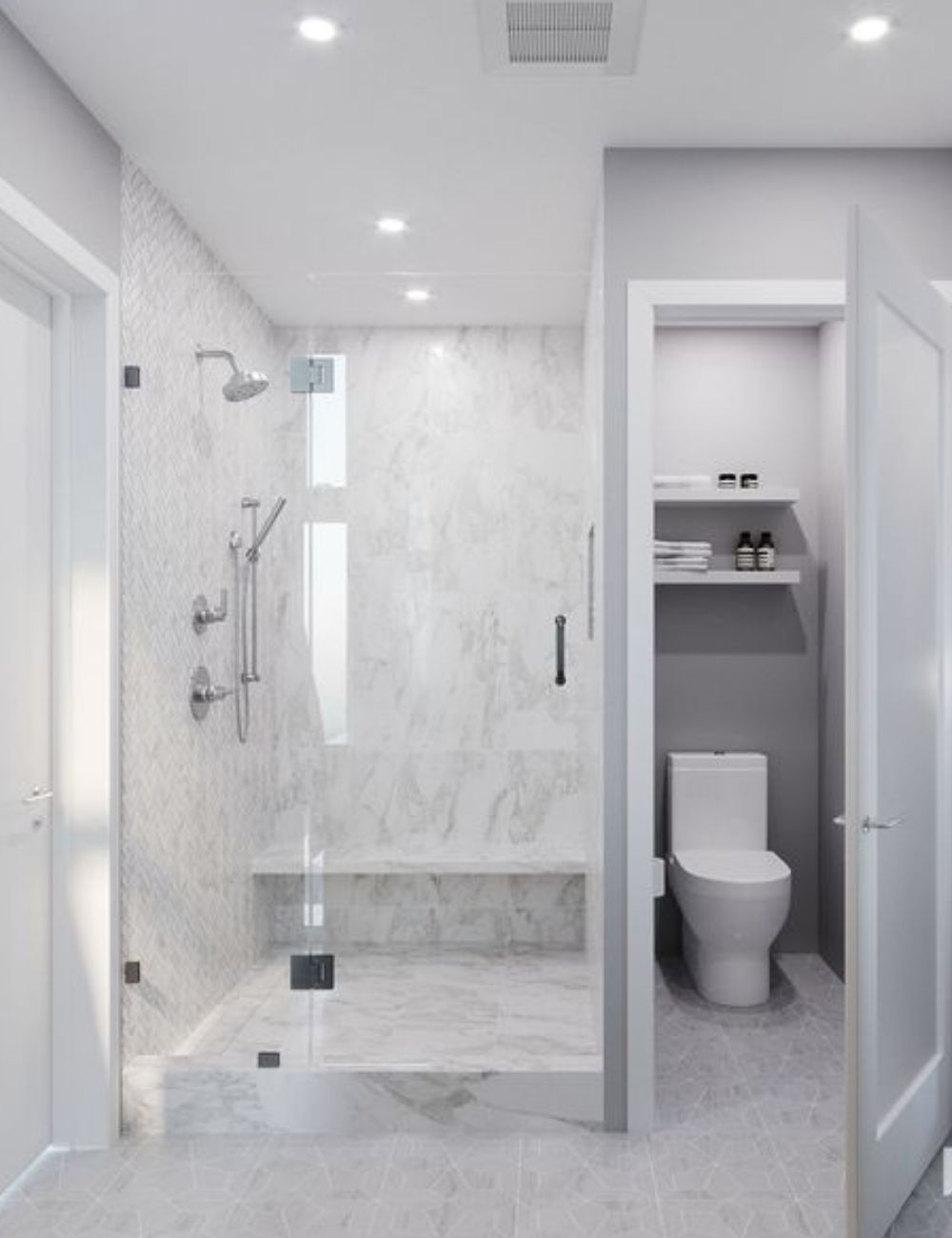 Phòng tắm kính cường lực tại Thanh Xuân — Nam Phong Glass