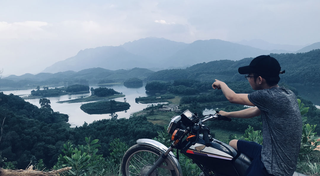 đường đi đầm vân hội - di chuyển bằng ô tô xe máy