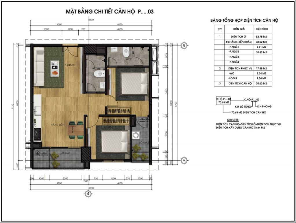 Giá Căn 3 Phòng Ngủ CT5 – CT6 Lê Đức Thọ Mới Nhất 2026