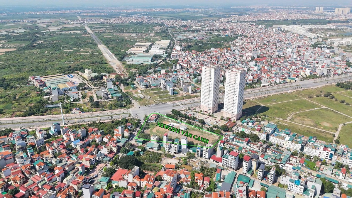 vị trí thực tế dự án nhà ở xã hội new life hud vân canh