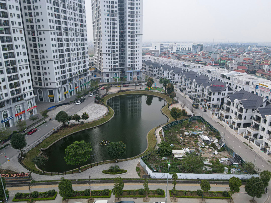 Hồ điều hòa 7.000m² Hateco Apollo