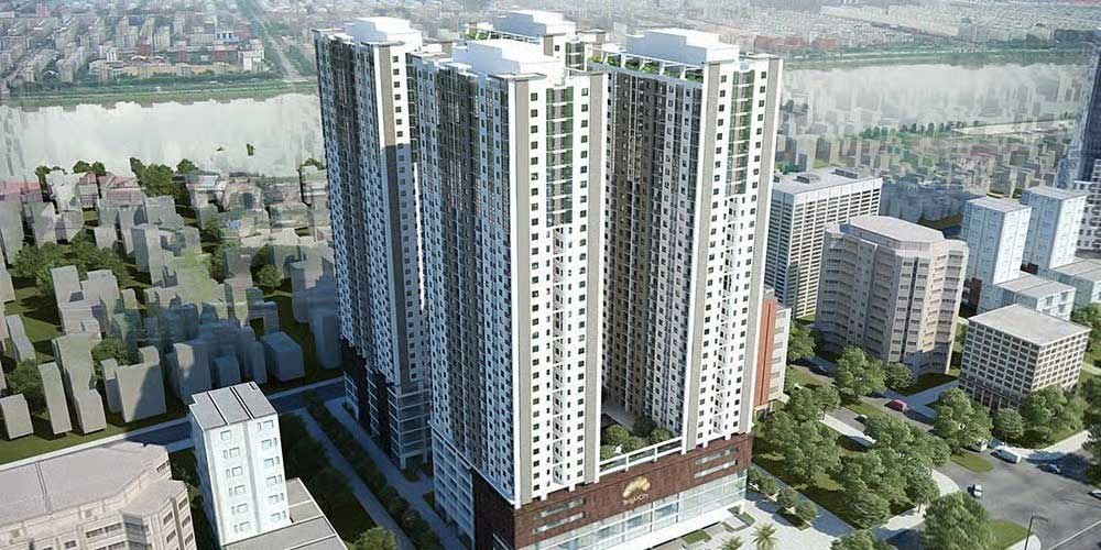 Công viên cây xanh và khuôn viên nội khu chung cư AZ Vân Canh