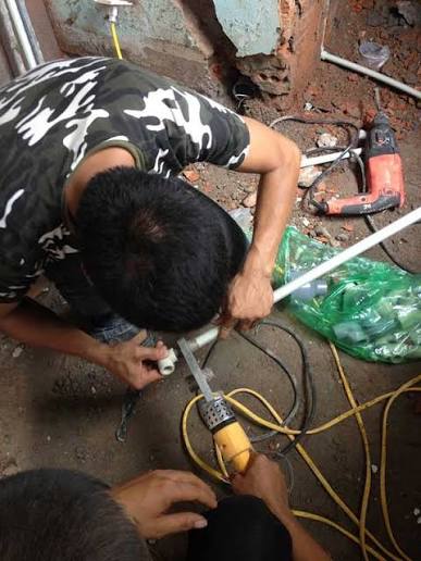 tường nhà ẩm mốc bong sơn tại Yên Bái