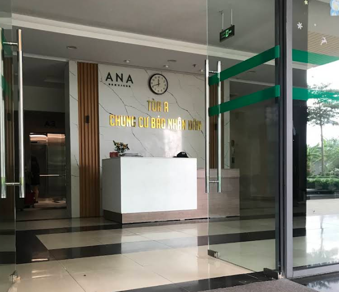 Hầm đỗ xe chung cư Báo Nhân Dân