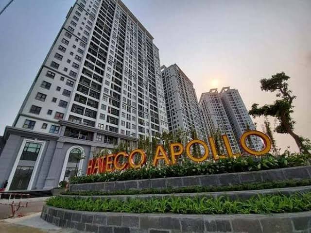 Khuôn viên cây xanh nội khu Hateco Apollo Xuân Phương