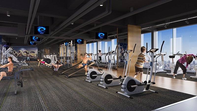 Phòng tập Gym Fitness cao cấp nội khu Hateco Apollo
